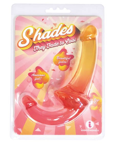 Shades Gradient Strapless Strap-On-Pink and Yellow 9.5