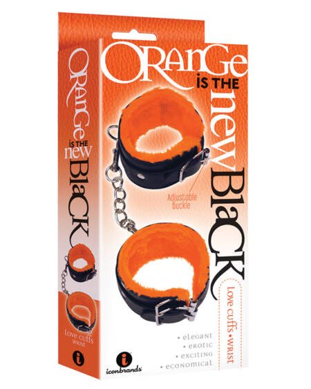 The 9's Orange Is The New Black-Love Cuffs Wrist
