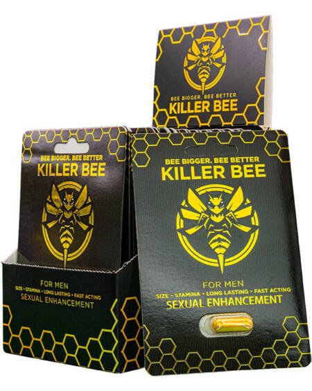 Killer Bee Male Pill Display of 24