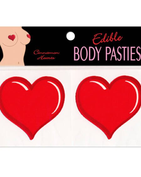 Edible Body Pasties-Cinnamon Hearts