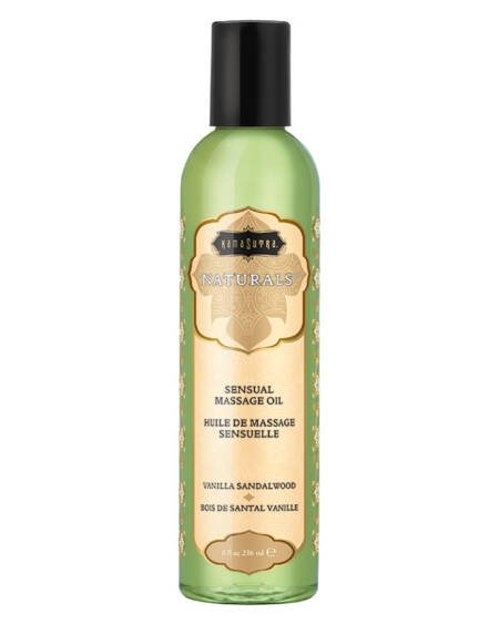 Kama Sutra Naturals Massage Oil-Vanilla Sandalwood 8oz