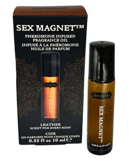 Kama Sutra Sex Magnet Pheromone Roll On Leather 0.33oz
