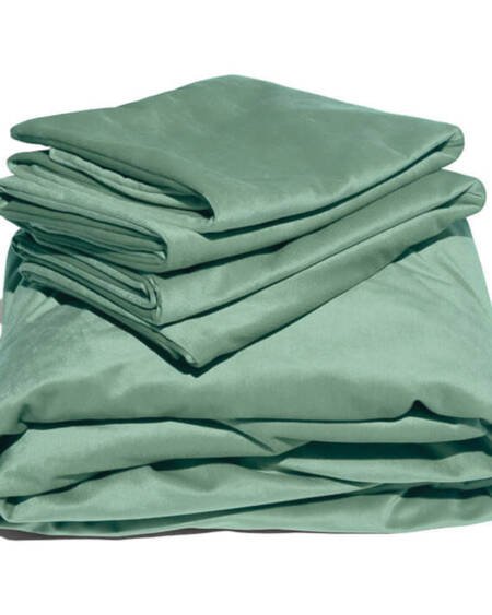 Liberator Fascinator Liquid Velvet Sheets-K Sage