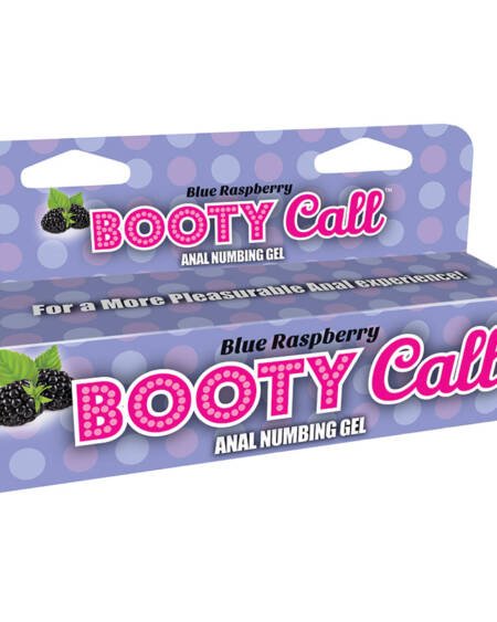 Bootycall Anal Numbing Gel-Blue Raspberry 1.5oz