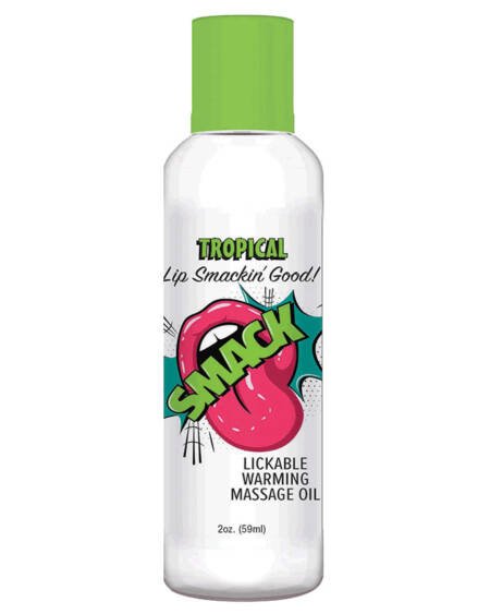 Smack Warming Massage Oil-Tropical 2oz