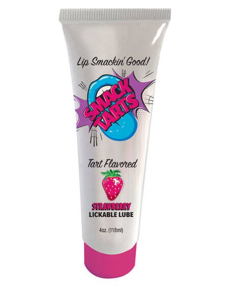 Smack Tarts Lickable Lube-Sour Strawberry 4oz