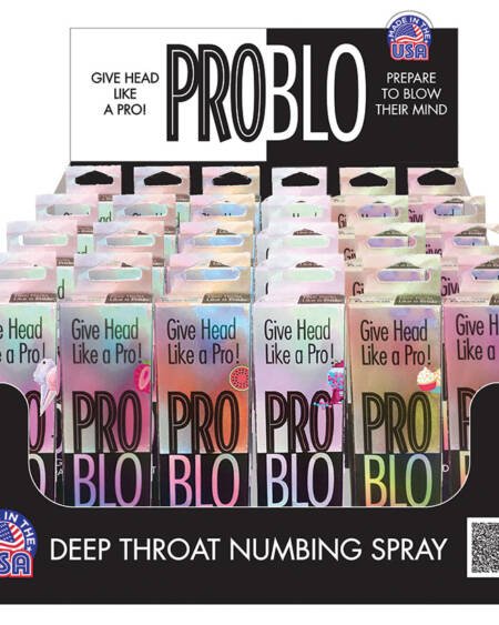 Problo Deep Throat Spray Display of 24
