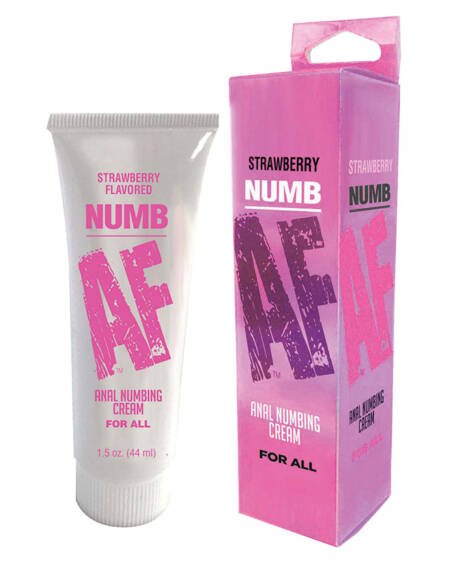 Numb AF Anal Numbing Cream-Strawberry 1.5oz