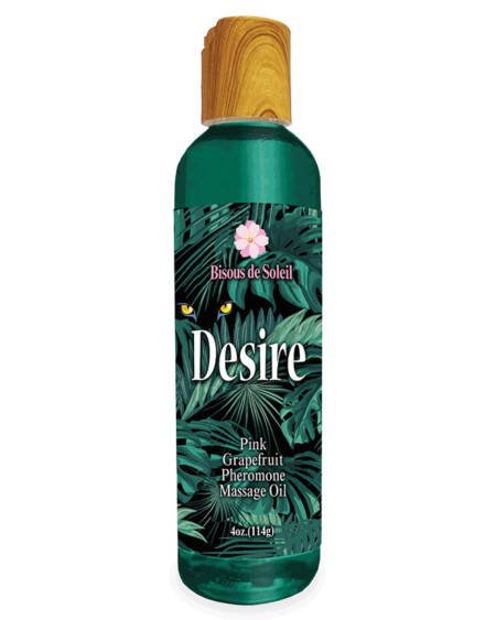 Desire Pheromone Massage Oil-Pink Grapefruit 4oz