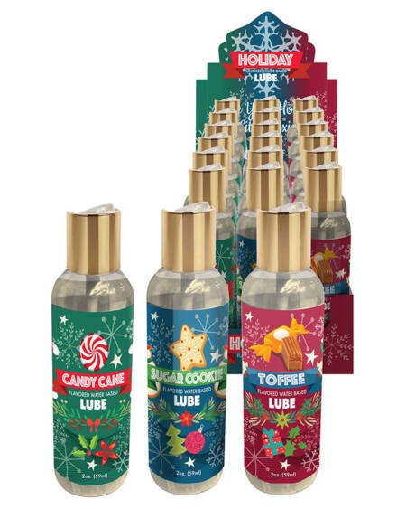 Little Genie Holiday Lube Display of 18