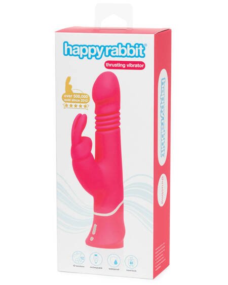 Happy Rabbit Thrusting Realistic-Pink