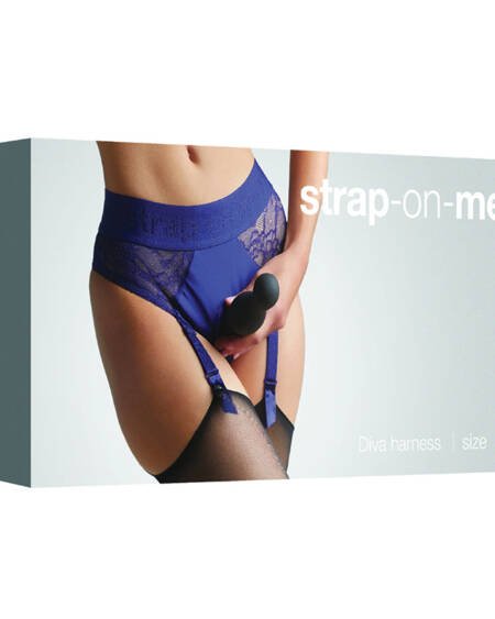 Strap On Me Harness Lingerie Diva-Night Blue M