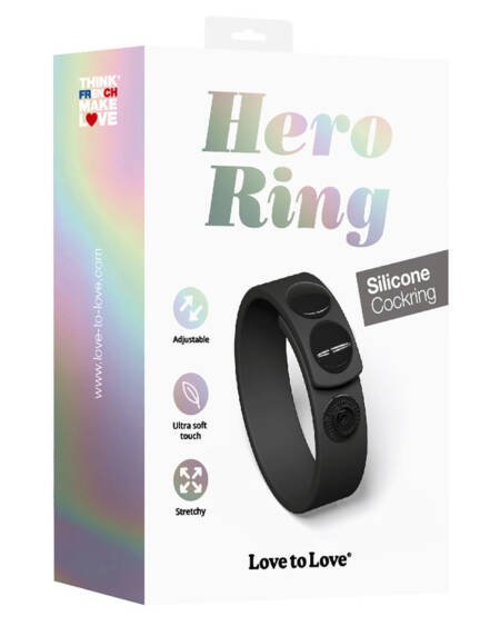 Love To Love Hero Ring-Black Onyx