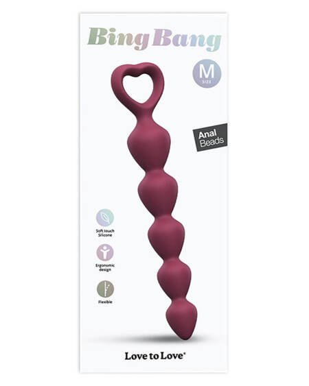 Love To Love Bing Bang Anal Beads-Plum Star MD
