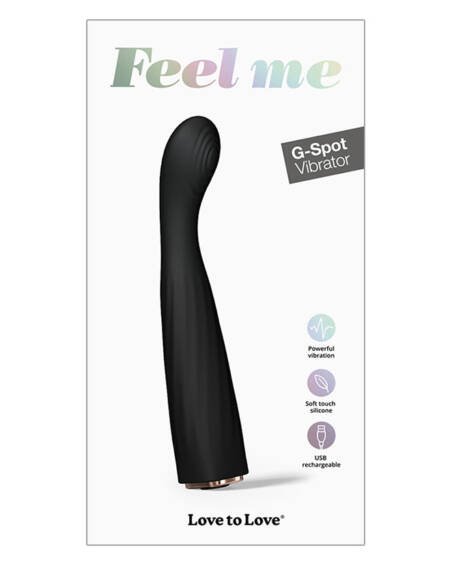 Love To Love Feel Me G-Spot Vibrator-Black Onyx