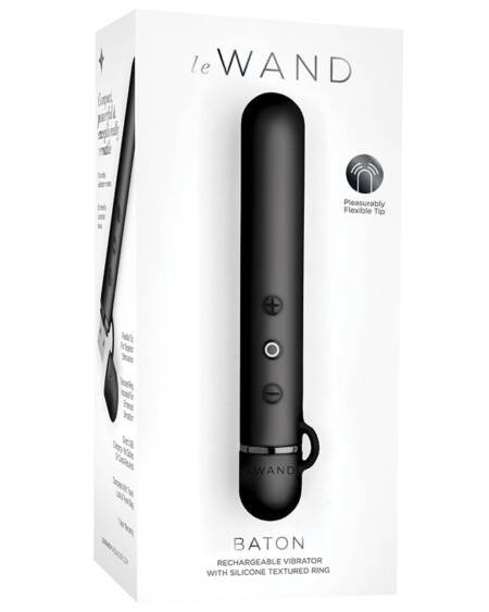 Le Wand Chrome Baton-Black
