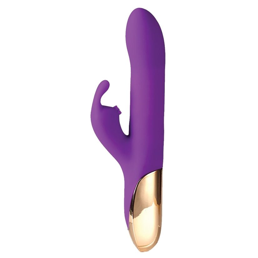 Maia Karlin Rechargeable Silicone Beaded Rabbit-Purple 8.5 - Image 2
