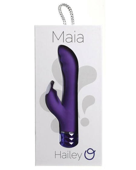 Maia Hailey Crystal Gems Dual Rabbit-Neon Purple 6