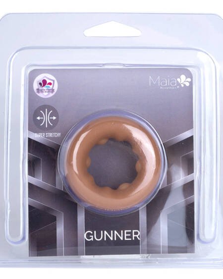 Maia Gunner Liquid Silicone Construction C Ring-Caramel