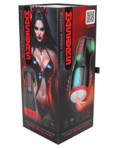 Masturs Raven Shadow Sinner Multi Function Masturbator