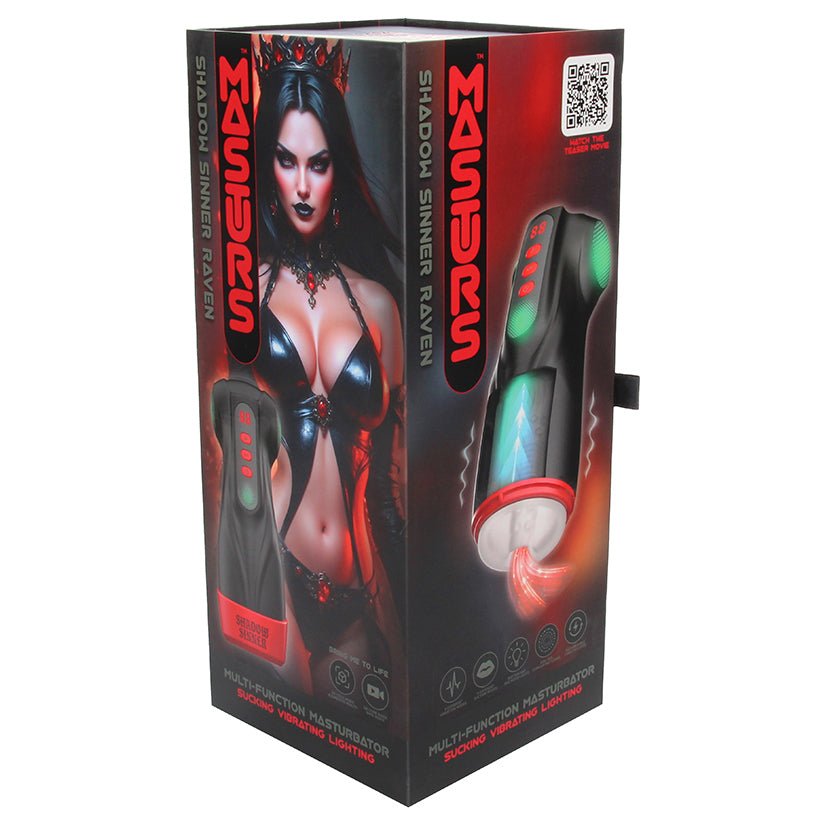 Masturs Raven Shadow Sinner Multi Function Masturbator