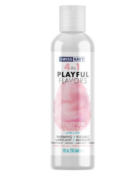Swiss Navy 4 In 1 Playful Flavors-Cotton Candy 1oz