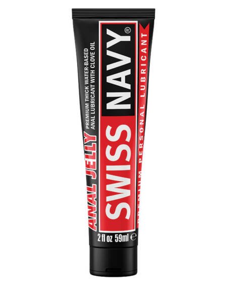 Swiss Navy Premium Anal Jelly Water-Based Lubricant 2oz
