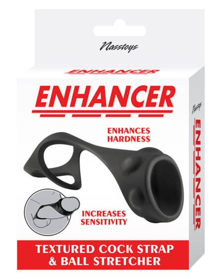 Enhancer Textured Cock Strap & Ball Stretcher
