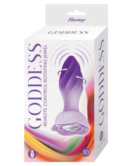 Goddess Remote Control Rotating Jewel-Purple