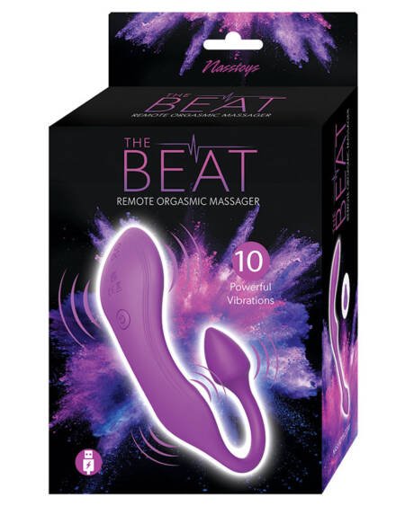 The Beat Remote Orgasmic Massager-Purple