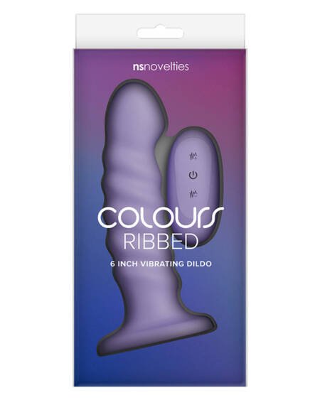 Colours Ribbed-Purple 6"
