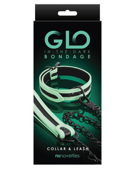 GLO Bondage Collar and Leash