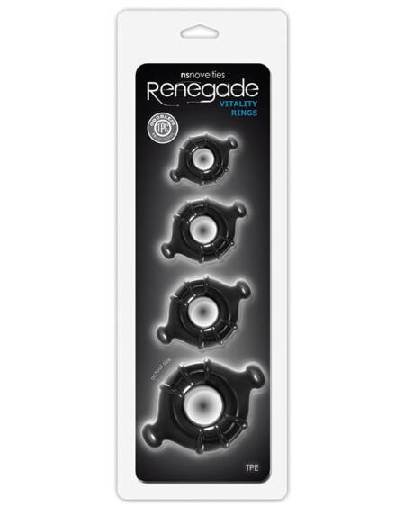 Renegade Vitality Rings-Black