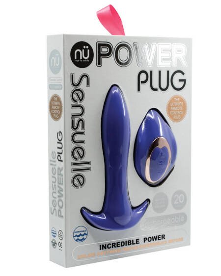 Sensuelle Power Plug with Remote Control-Ultra Violet