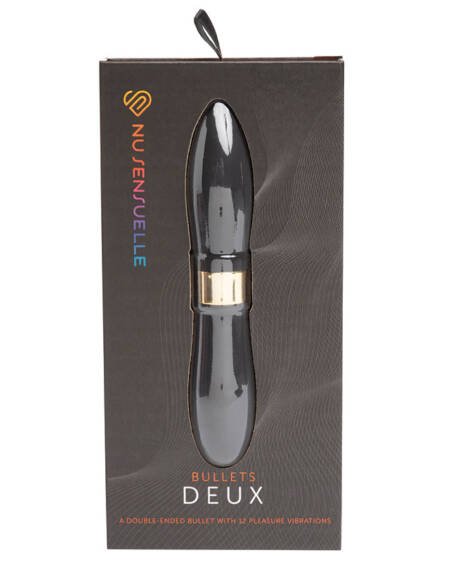 Sensuelle Double Ended Deux Bullet-Black