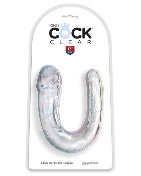 King Cock Clear Double Trouble-Medium