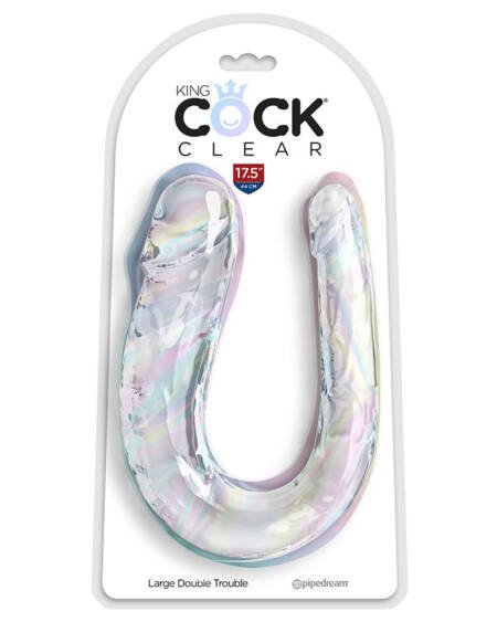 King Cock Clear Double Trouble-Large