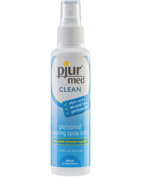 pjur med CLEAN Personal Cleaning Spray Lotion 3.4oz