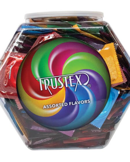Trustex Assorted Flavor Condoms Bowl of 288pcs