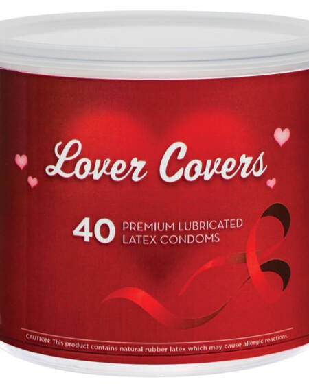 Lover Covers Condoms Jar of 40