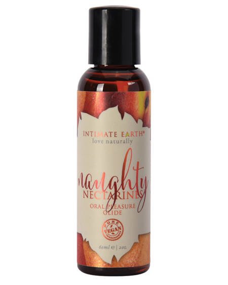 Intimate Earth Oral Pleasure Glide-Naughty Nectarines 2oz