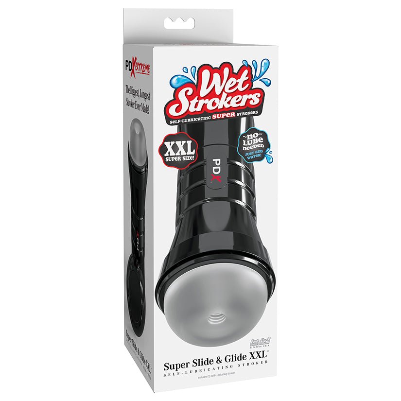 PDX Extreme Wet Strokers Super Slide and Glide XXL-Frosted