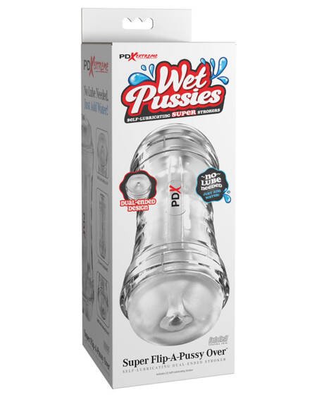 PDX Extreme Wet Pussies Super Flip-A-Pussy Over Self-Lubricating