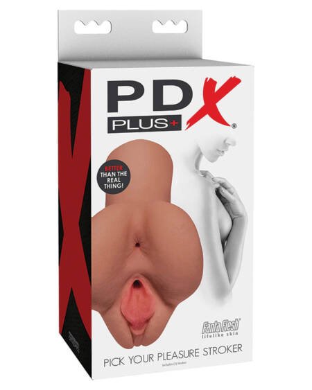 PDX Plus Pick Your Pleasure Stroker-Tan