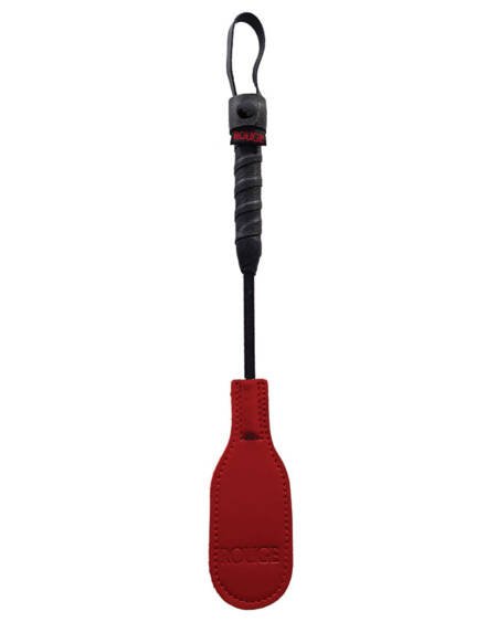 Leather Mini Oval Paddle-Red