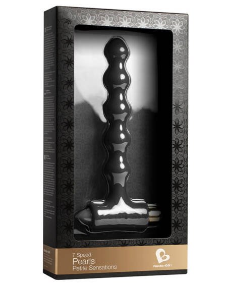 Rocks-Off Petite Sensations Pearls 7 Speed-Black