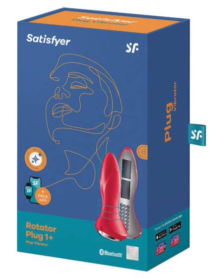 Satisfyer Rotator Plug 1+ Red