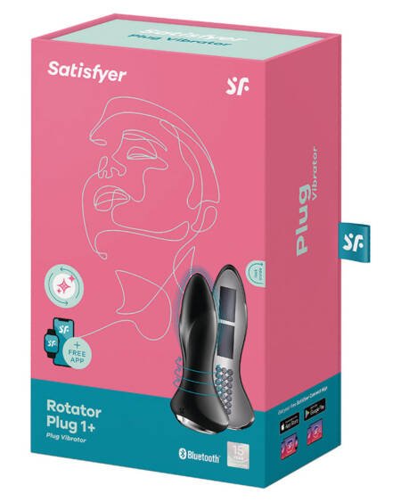 Satisfyer Rotator Plug 1+ Black