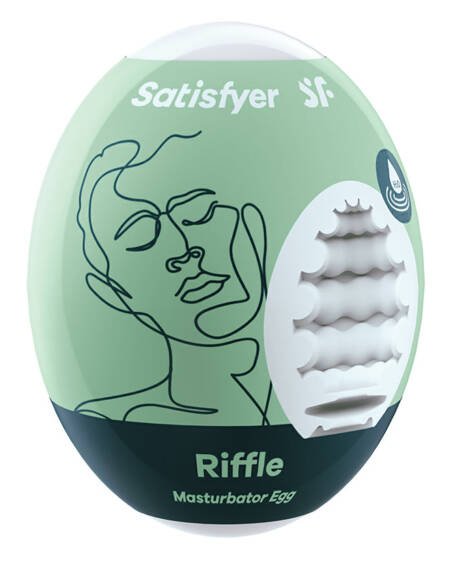 Satisfyer Masturbator Egg Single-Riffle