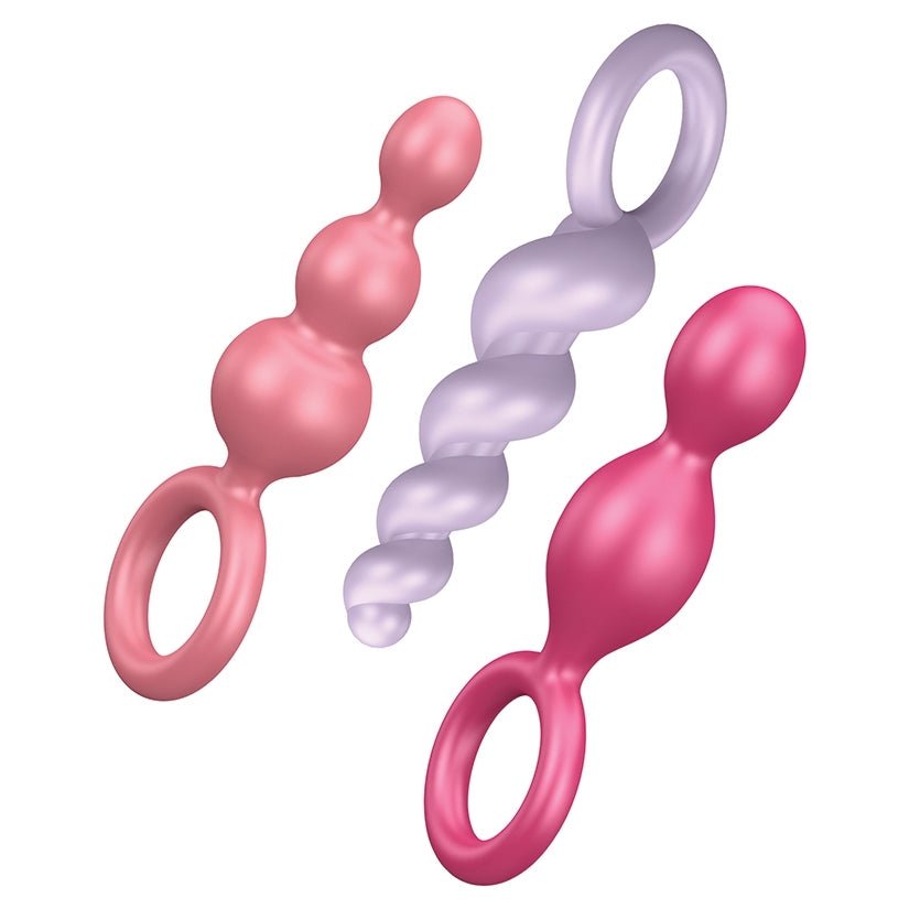 Satisfyer Plugs-Assorted Colors (Set of 3) - Image 2